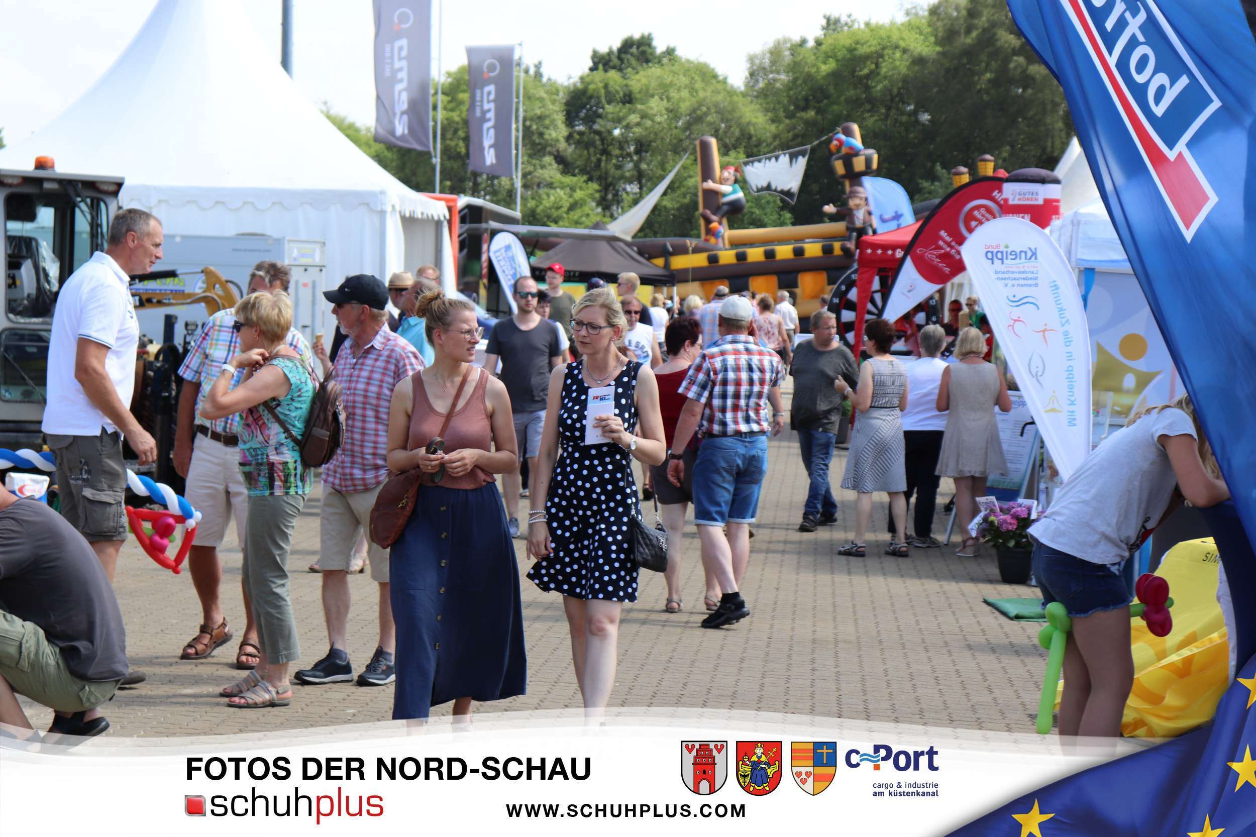 Impressionen der Nord-Schau am Küstenkanal im Saterland